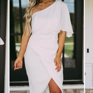 One shoulder dress